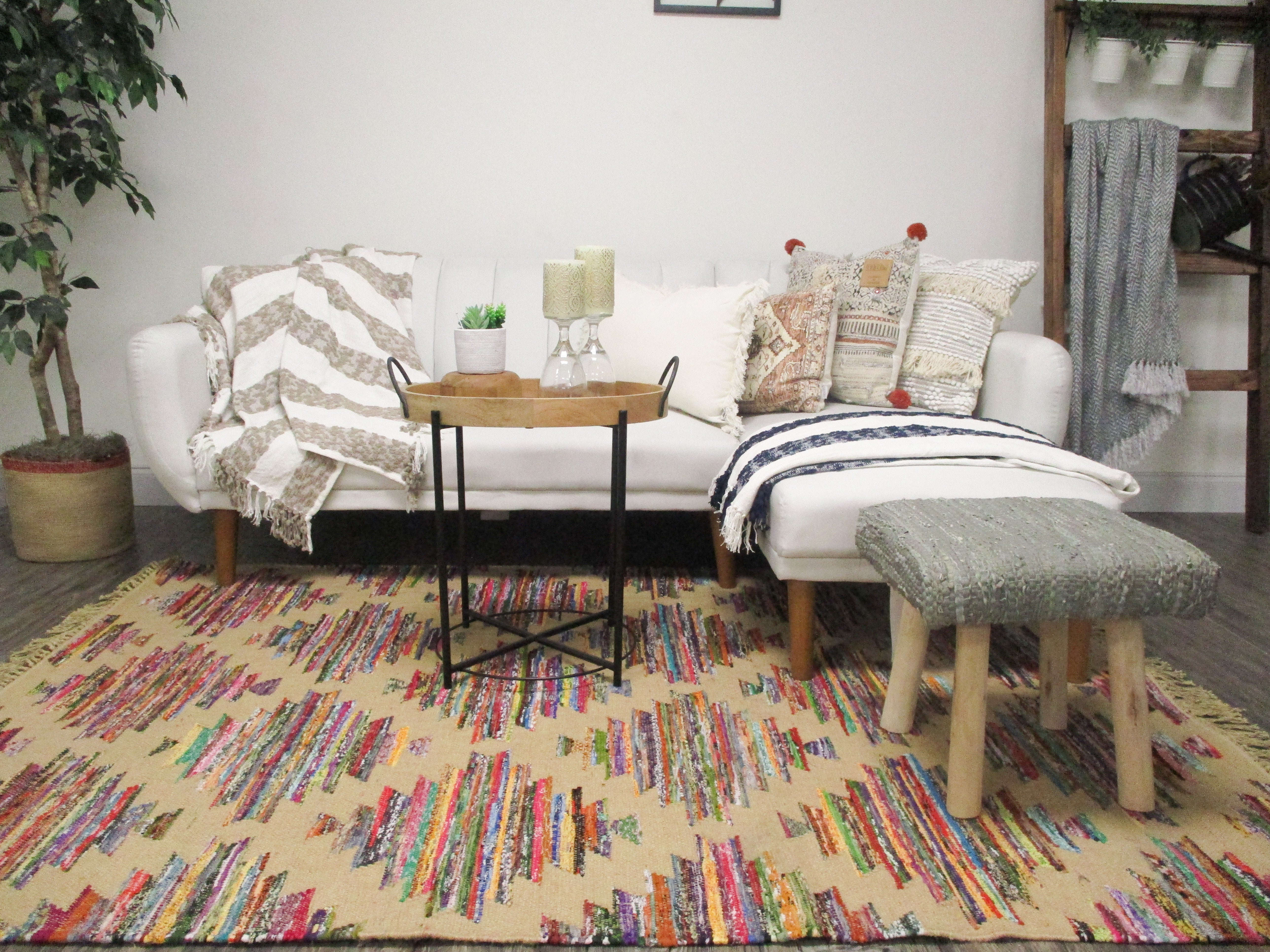 Axel Cotton and Jute Area Rug