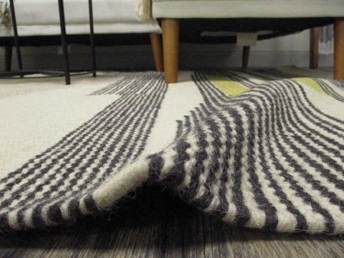 Angora Wool and Cotton Area Rug