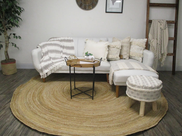 Spiral Jute Round Rug