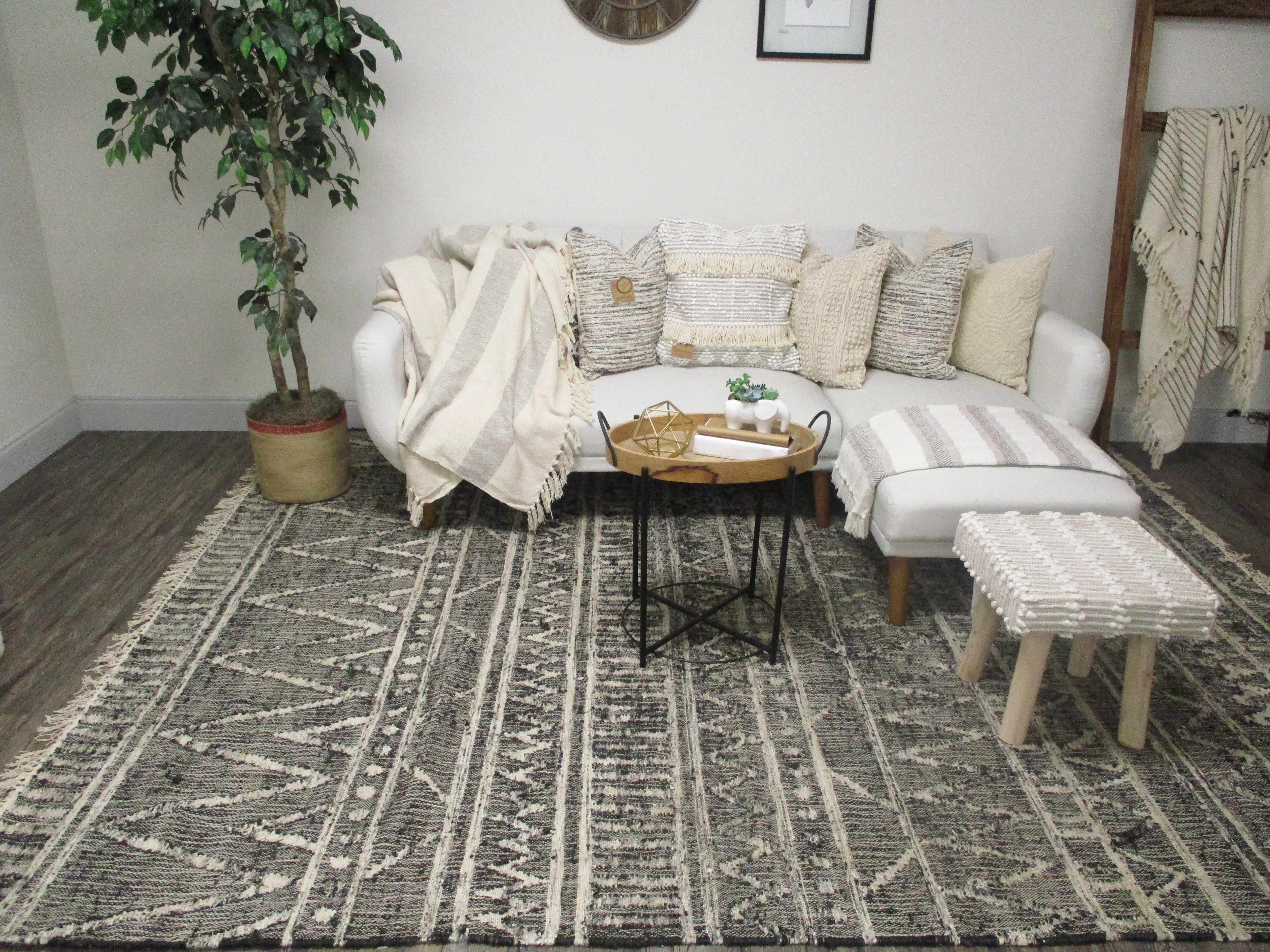 Black Night Kilim Rug