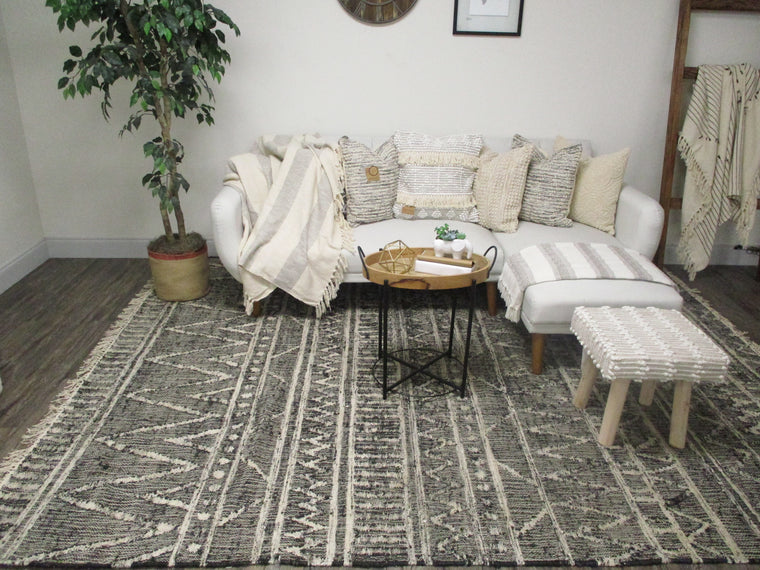 Black Night Kilim Rug