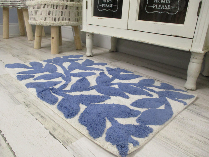 Olive Branch Bath Rug- 100% Cotton