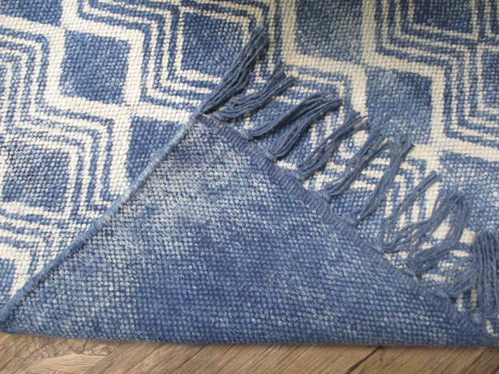 Ocean Blue Cotton Rug