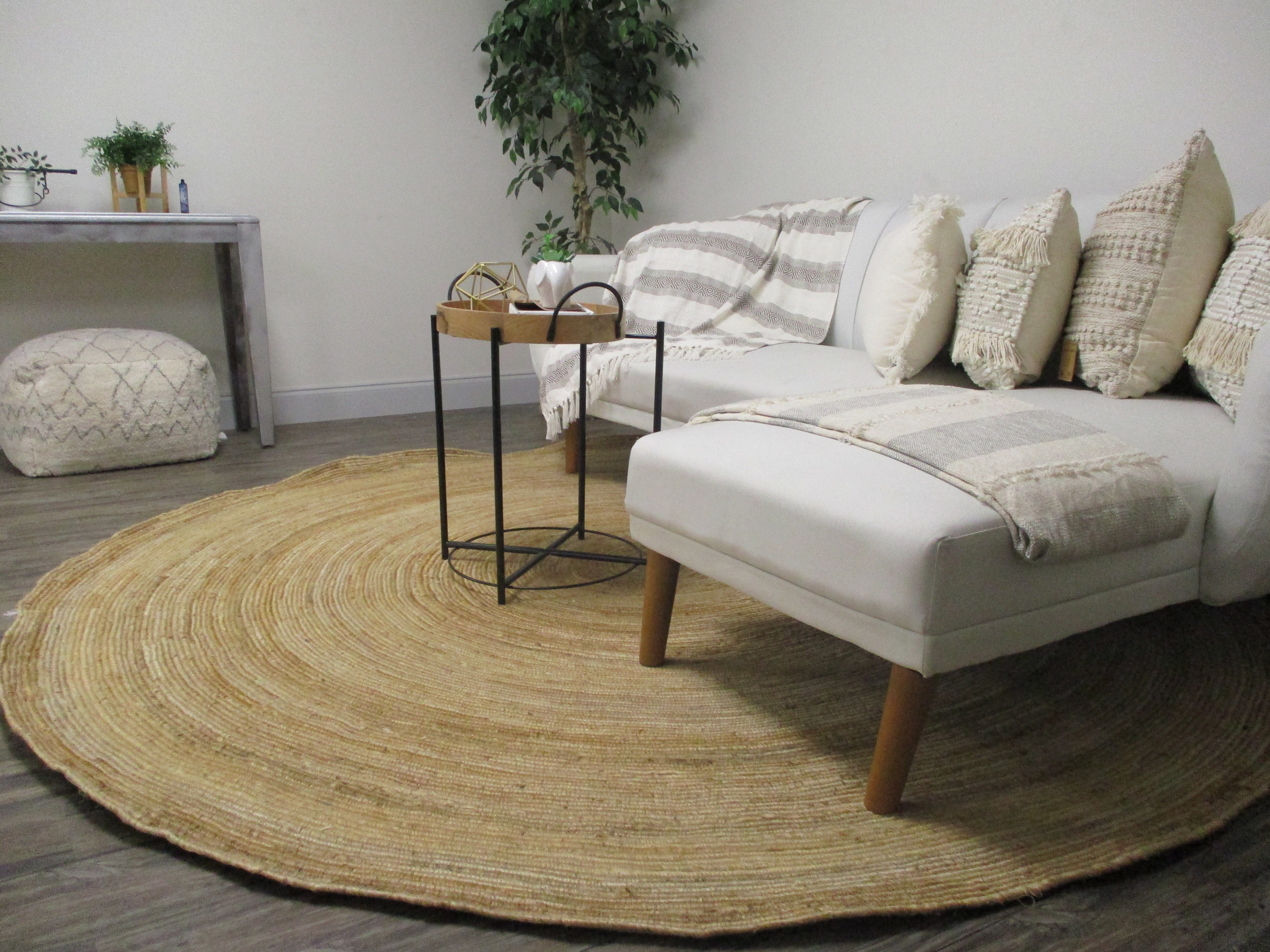 Spiral Jute Round Rug