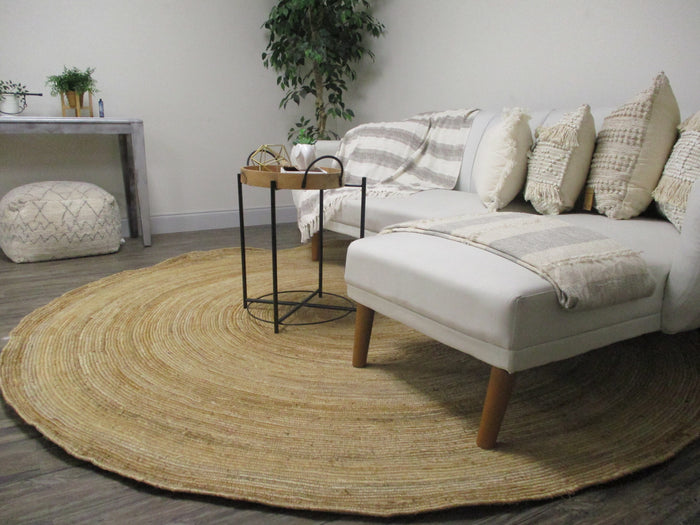 Spiral Jute Round Rug