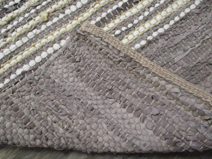 Muse Coffee Leather Rug