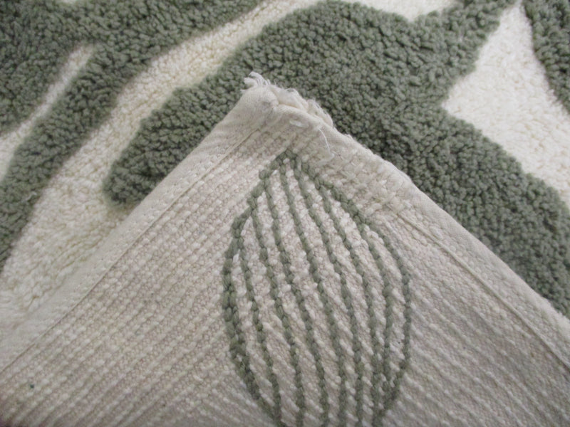Olive Branch Bath Rug- 100% Cotton