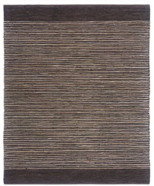 Muse Coffee Leather Rug