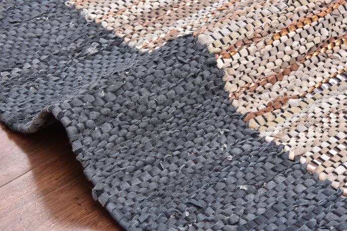 Flash Leather Rug