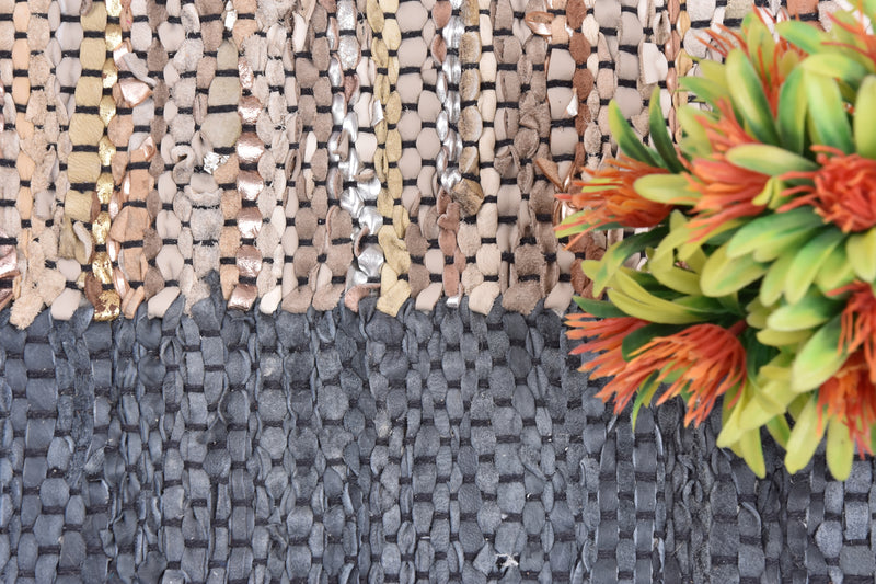 Flash Leather Rug