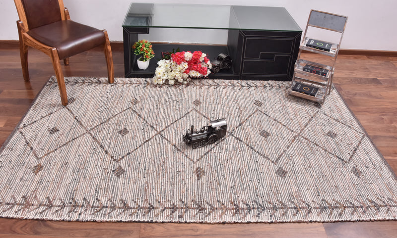 Oliver Leather Rug