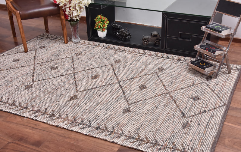 Oliver Leather Rug