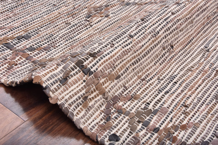 Oliver Leather Rug