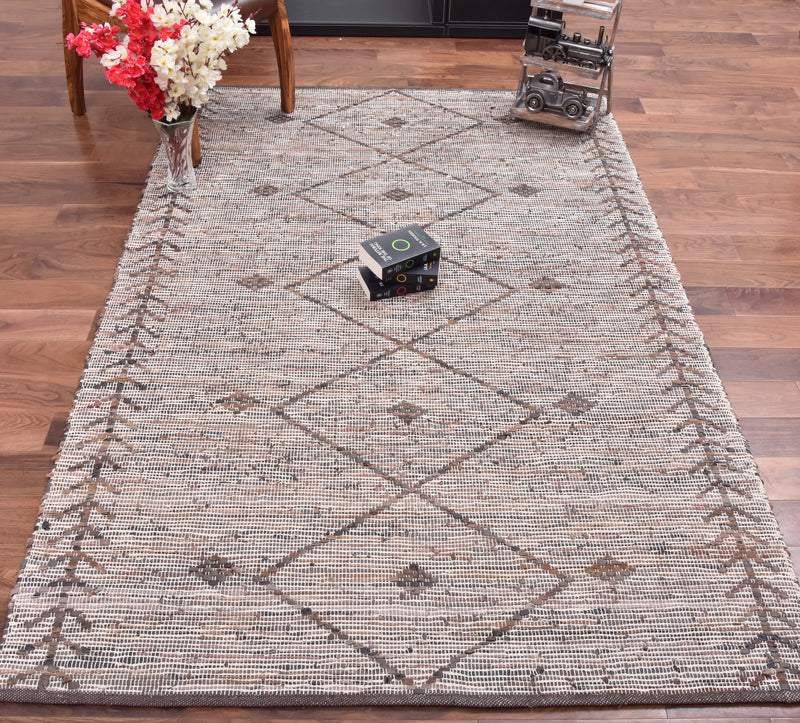 Oliver Leather Rug