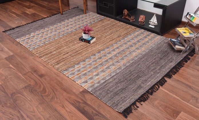 Falcon Leather Rug