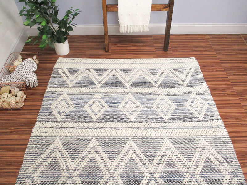 Angel Wool Denim Rug