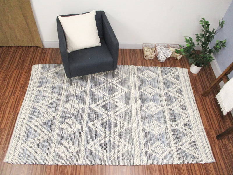 Angel Wool Denim Rug