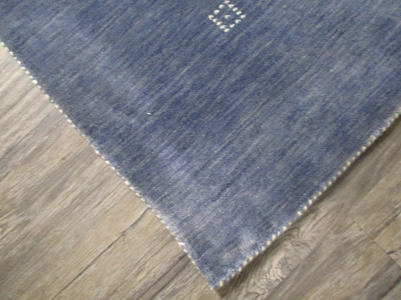 Clara Blue hand knotted wool Rug