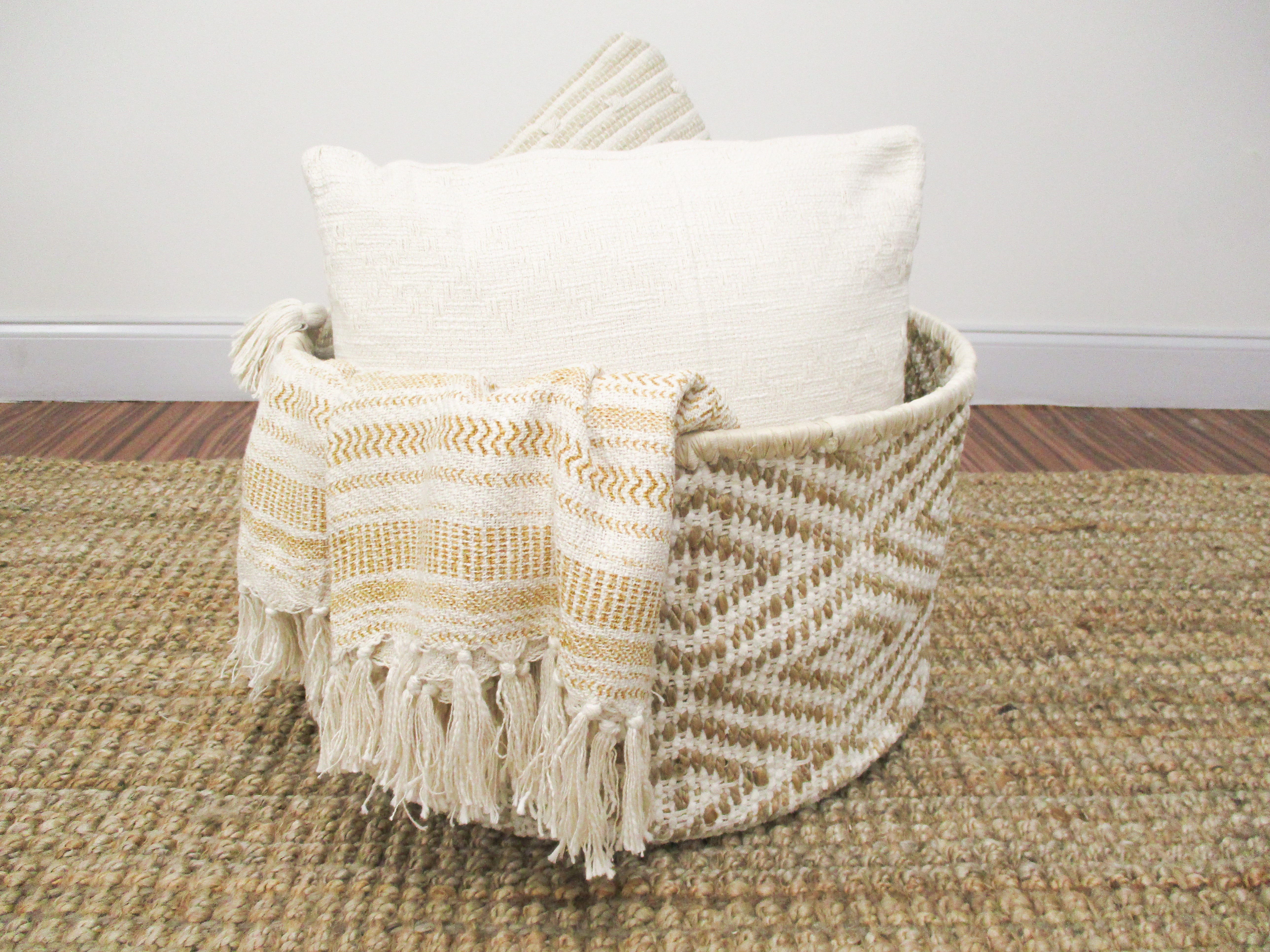 3 in 1 Basket, Stool, and Pouf