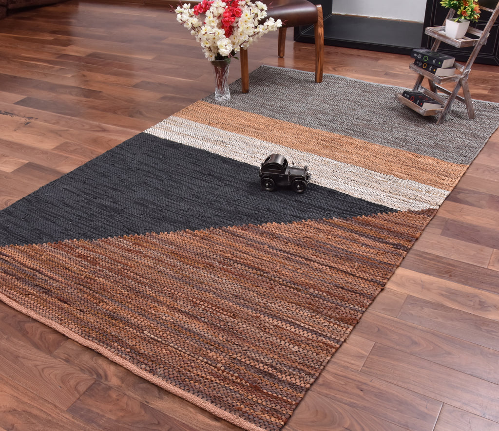 Urban 86 Fall Rug Carmen Leather Rug – urban86
